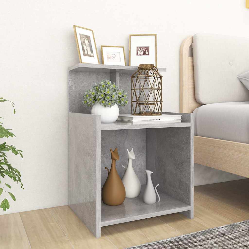 vidaXL Nachtkastje 40x35x60 cm bewerkt hout wit