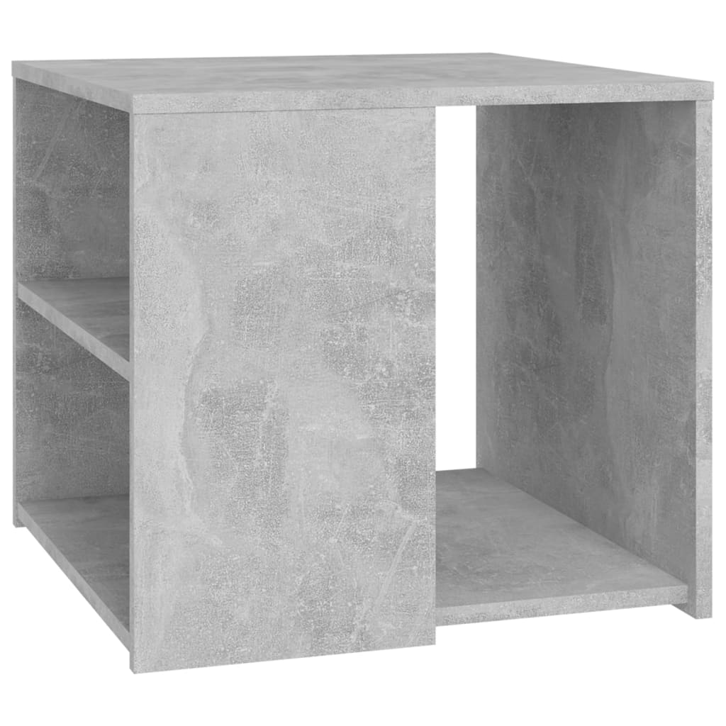 vidaXL Side table 50x50x45 cm engineered wood black