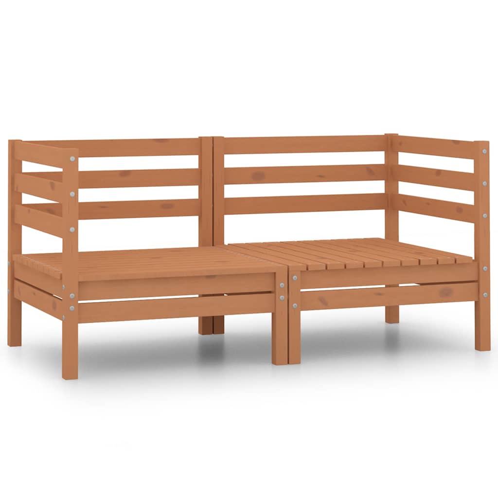 vidaXL Garden Corner Sofa Solid Pine Wood