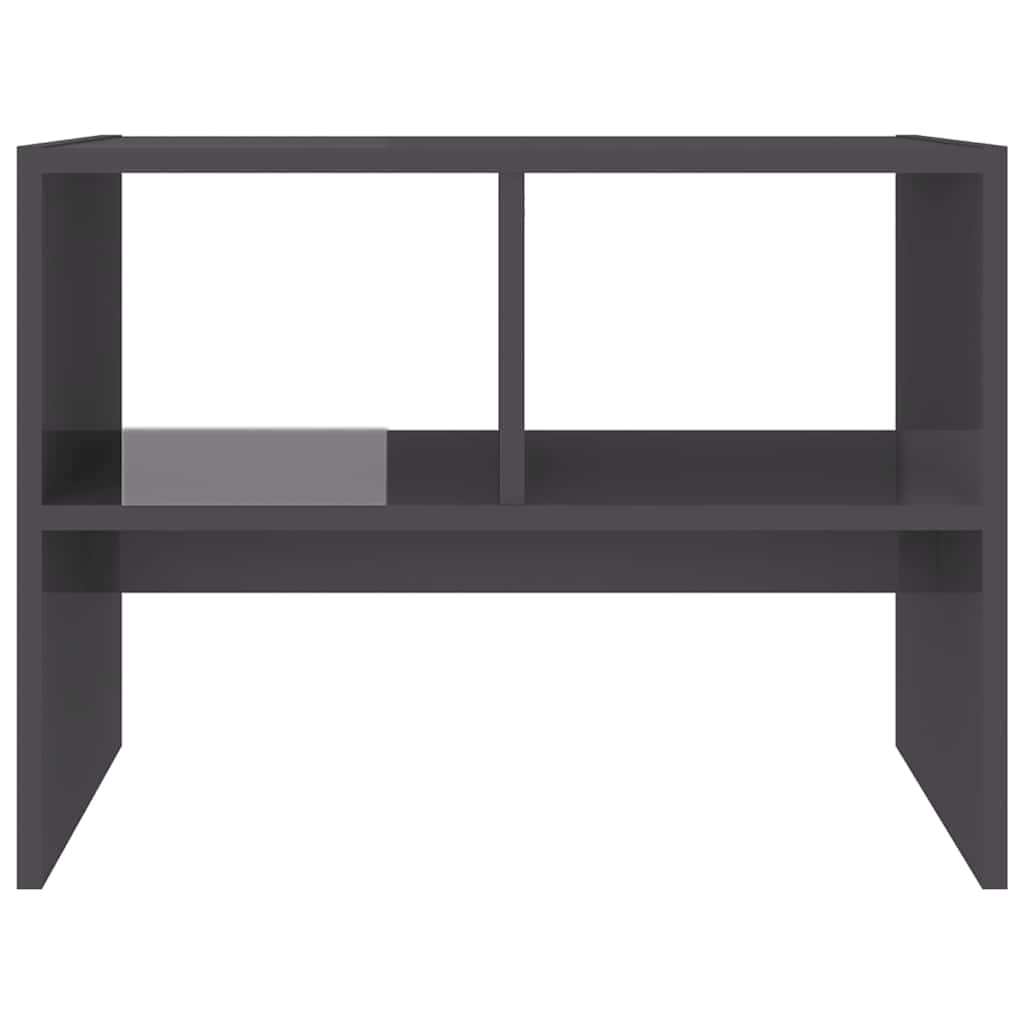 vidaXL Bijzettafel 60x40x45 cm spaanplaat wit