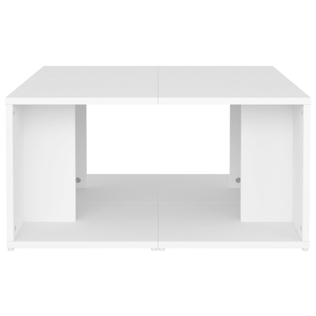 vidaXL Salontafels 4 st 33x33x33 cm bewerkt hout wit