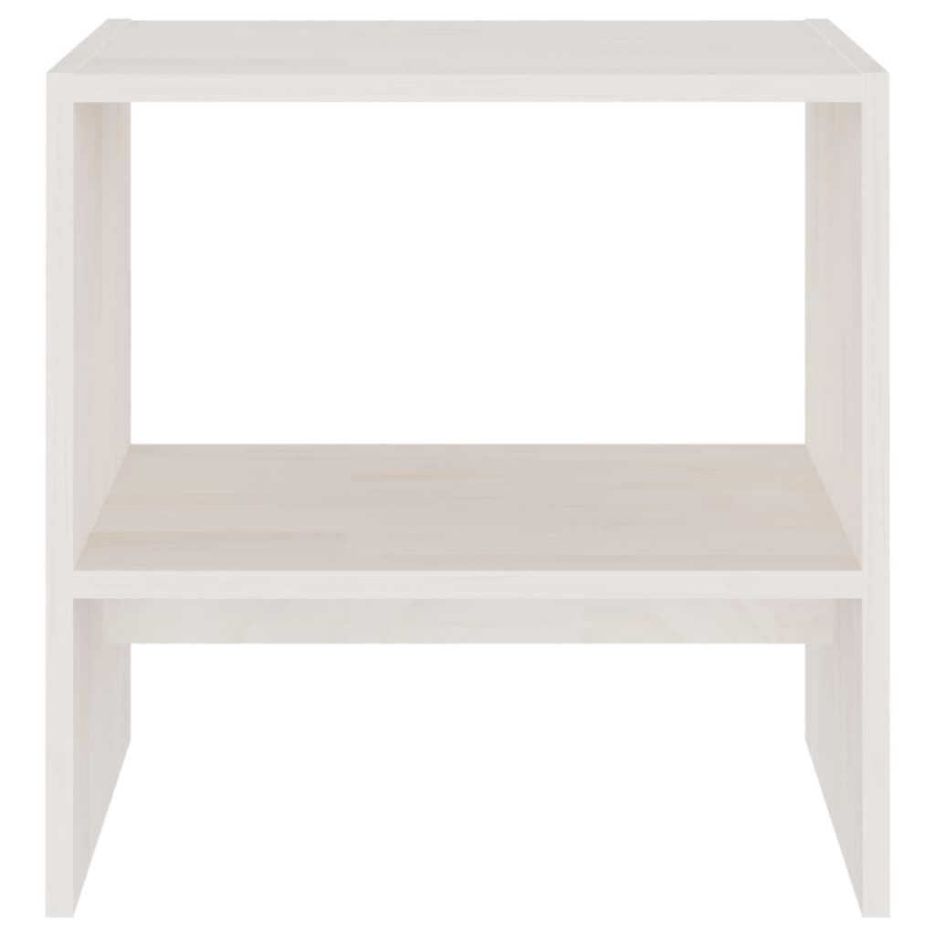 vidaXL Nightstand 40x30.5x40 cm solid pine wood