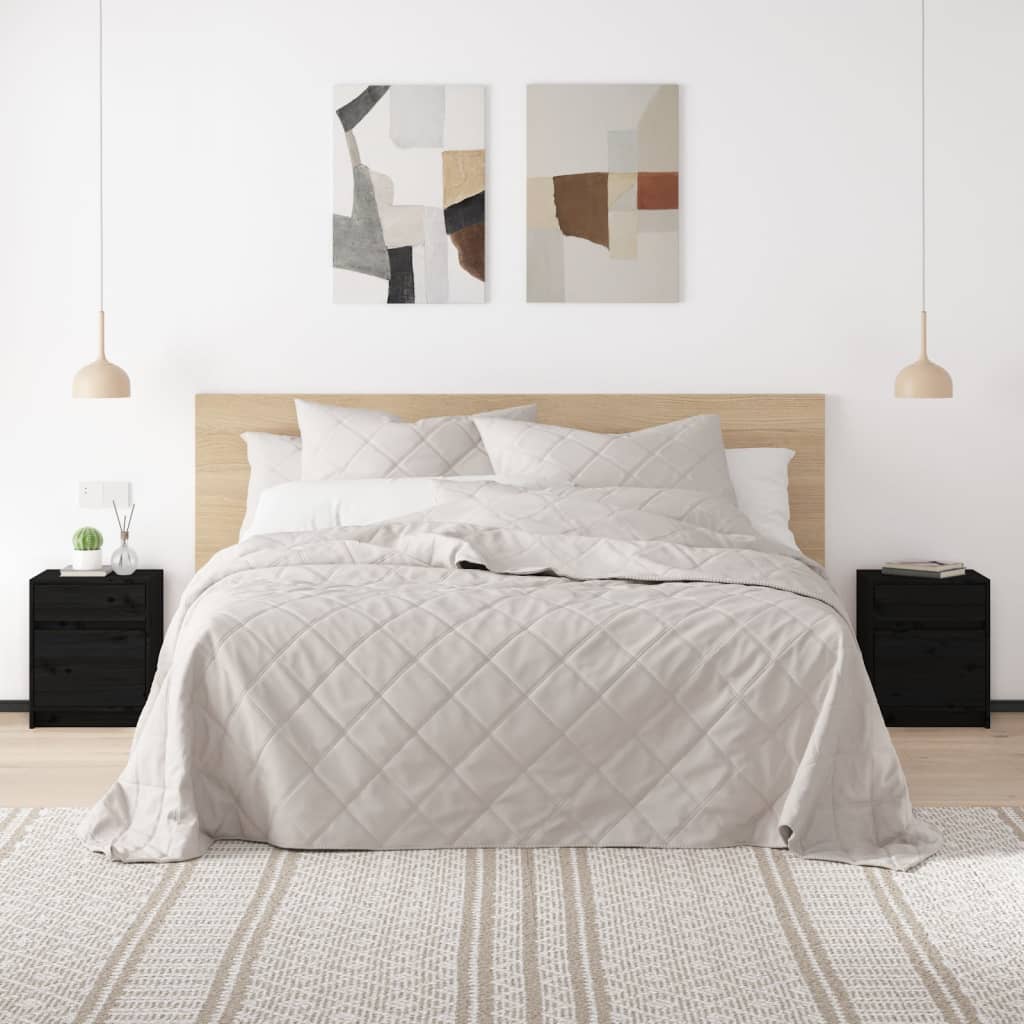 vidaXL Nachtkastje 40x31x50 cm massief grenenhout