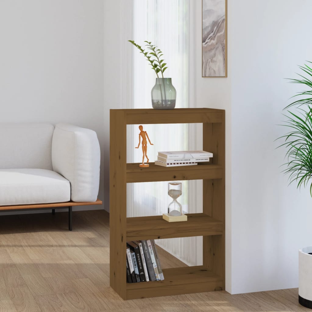vidaXL Boekenkast/kamerscherm 60x30x71,5 cm massief grenenhout