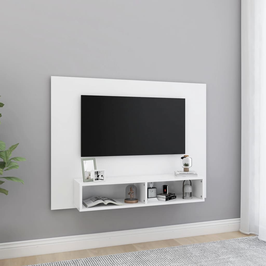 vidaXL Tv-wandmeubel 120x23,5x90 cm bewerkt hout sonoma eikenkleurig
