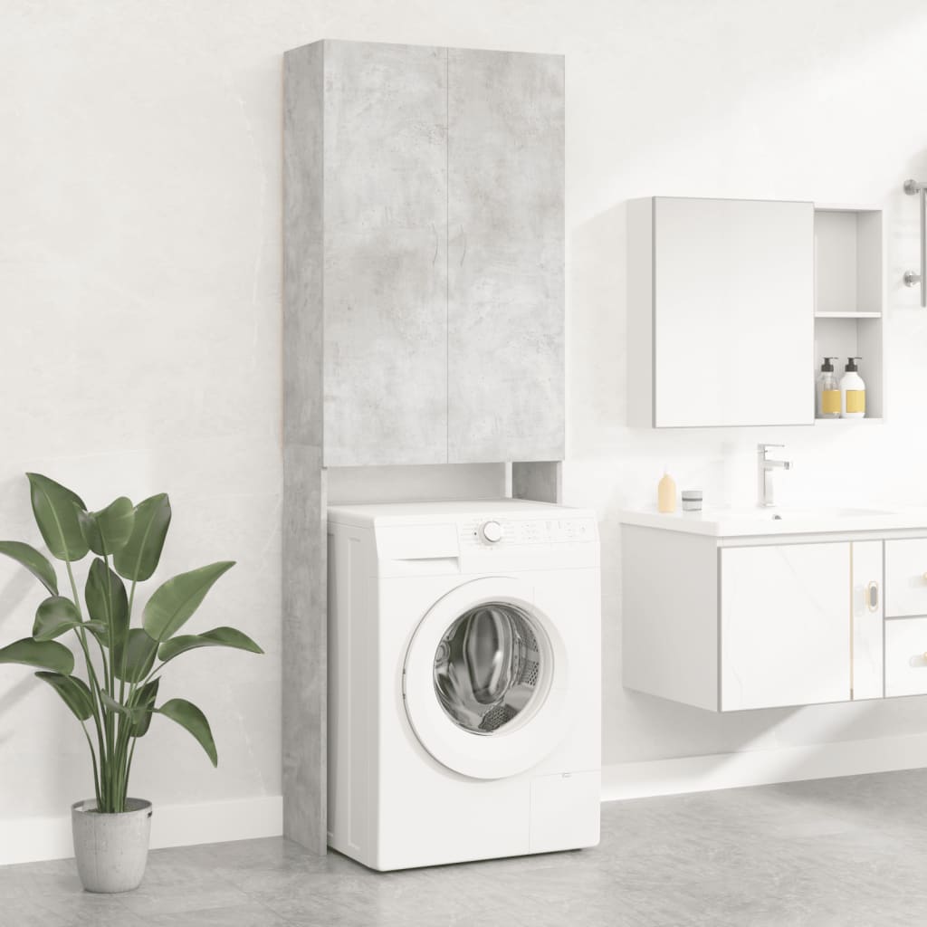 vidaXL Washing Machine Cabinet 64x25.5x190 cm white