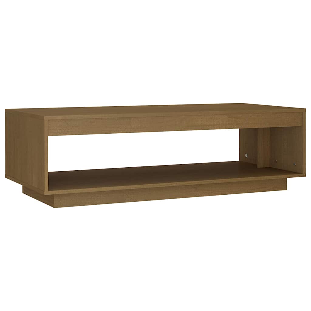 vidaXL Salontafel 110x50x33,5 cm massief grenenhout