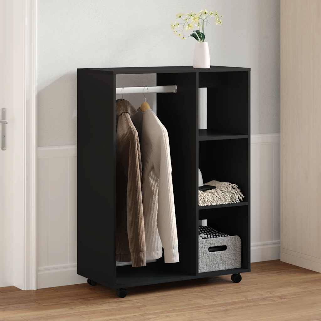 vidaXL Kledingkast 80x40x110 cm bewerkt hout wit