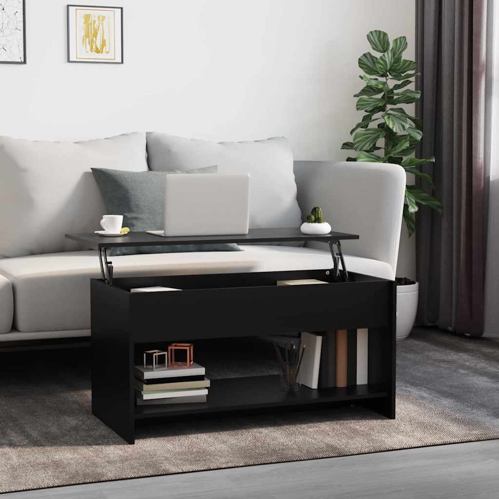 vidaXL Salontafel 102x50x52,5 cm bewerkt hout wit