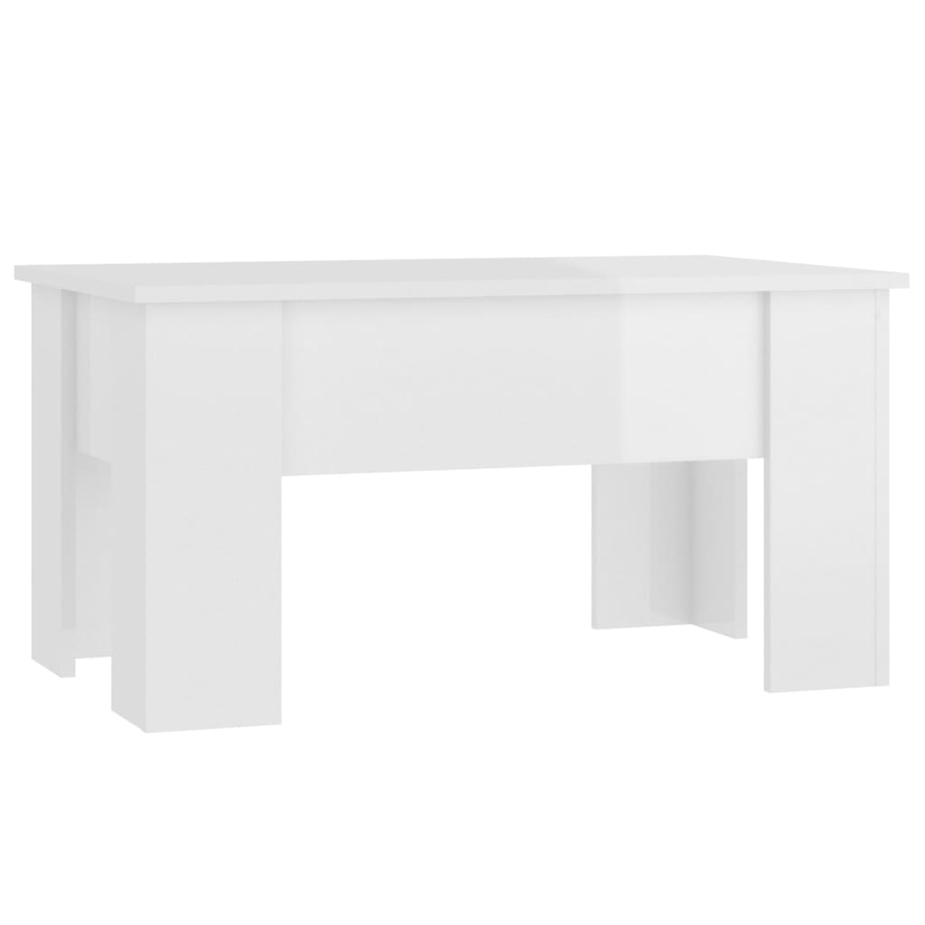 vidaXL Salontafel 101x49x52 cm bewerkt hout wit