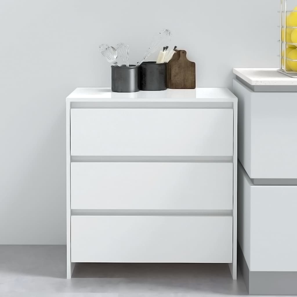 vidaXL Sideboard 70x41x75 cm engineered wood white