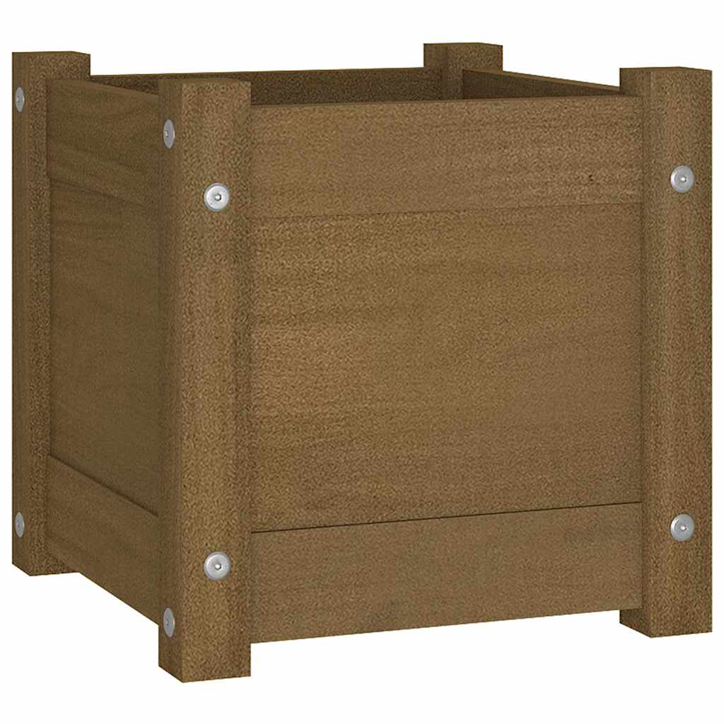 vidaXL Planters 2 pcs 31x31x31 cm solid pine wood