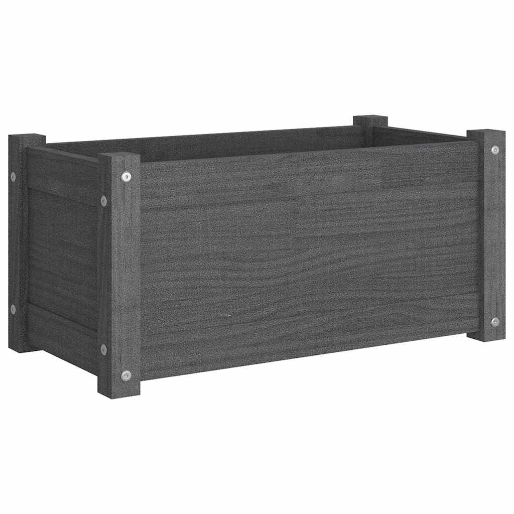 vidaXL Plantenbak 60x31x31 cm massief grenenhout