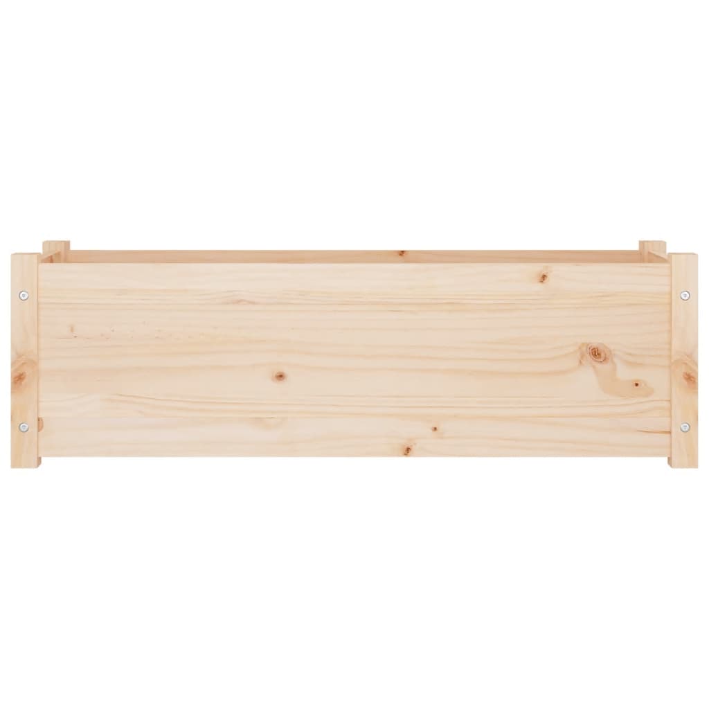 vidaXL Plantenbak 100x31x31 cm massief grenenhout