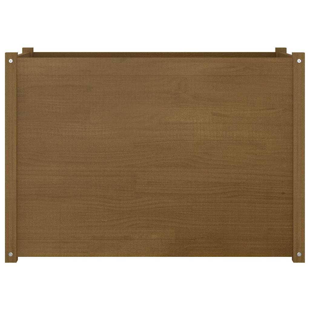 vidaXL Planter 100x50x70 cm Solid Pinewood Honey Brown
