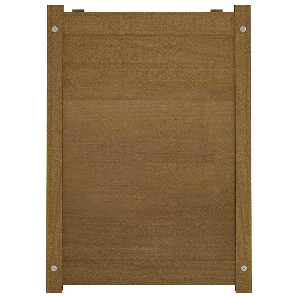 vidaXL Planter 100x50x70 cm Solid Pinewood Honey Brown