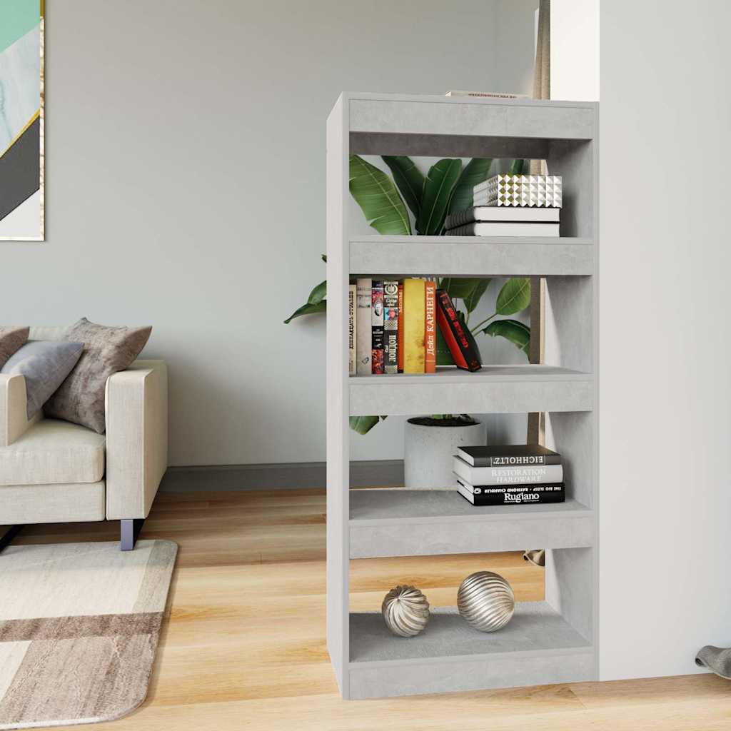 vidaXL Bookshelf/Room Divider 60x30x135 cm Engineered Wood White