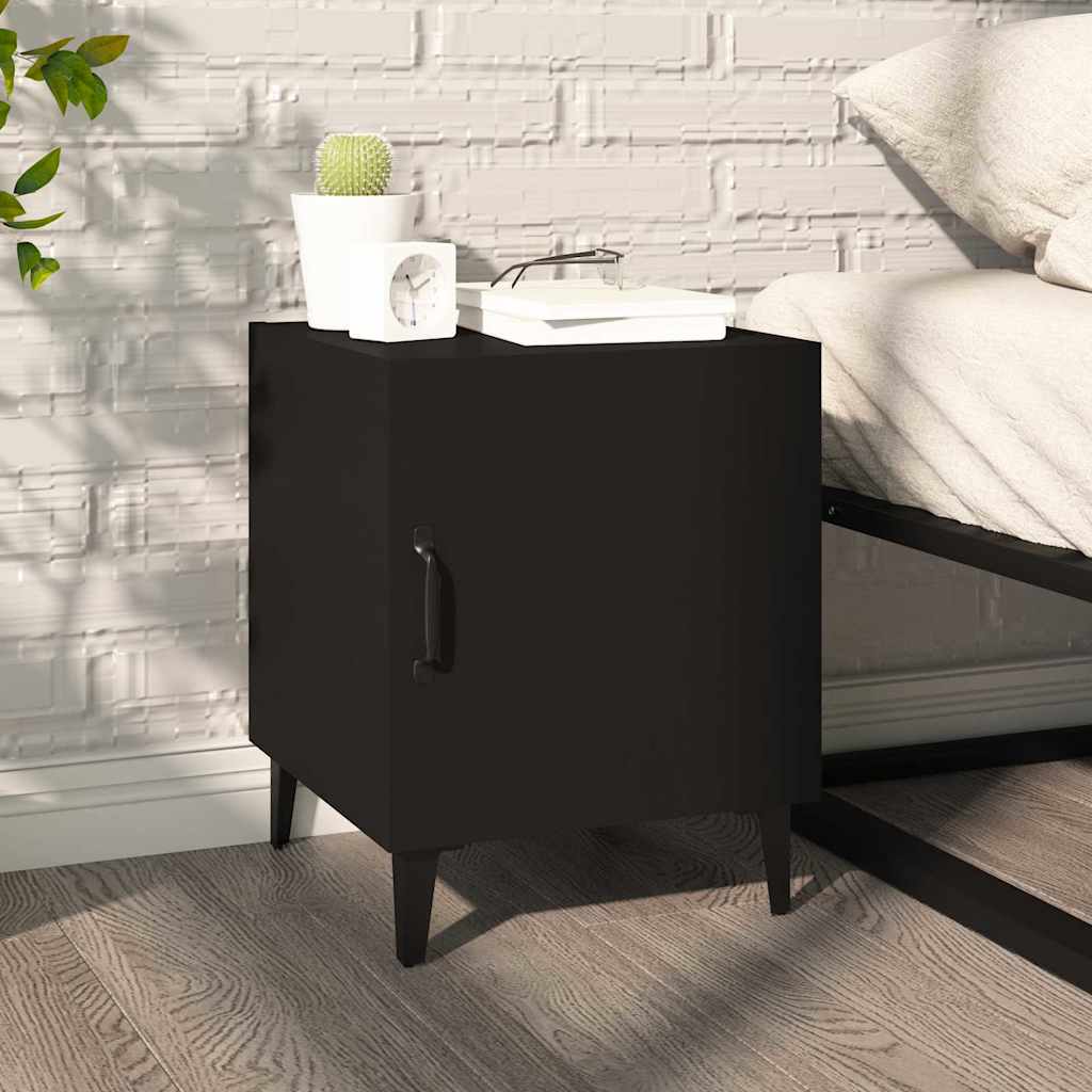 vidaXL Nachtkastje bewerkt hout wit