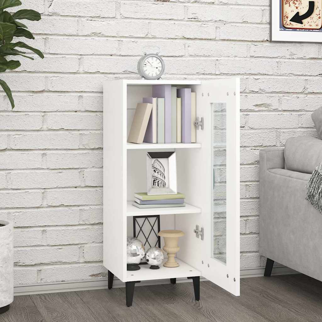 vidaXL Sideboard 34.5x34x90 cm engineered wood white