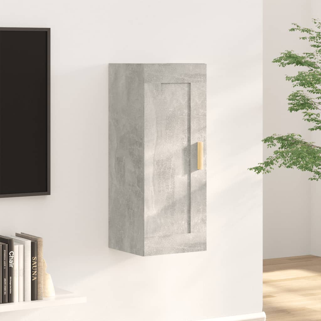 vidaXL Wandkast 35x34x90 cm bewerkt hout wit