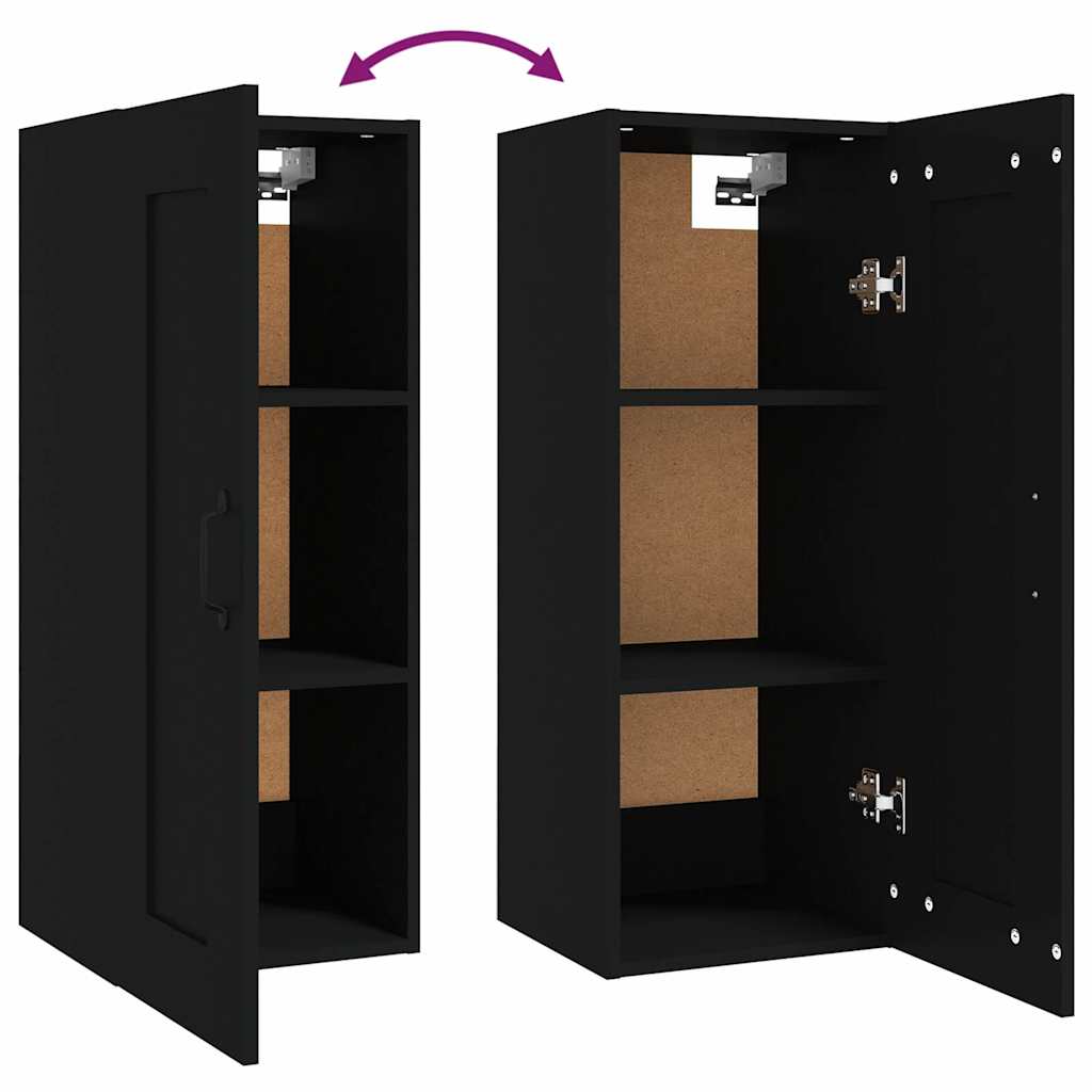 vidaXL Hangkast 35x34x90 cm bewerkt hout wit
