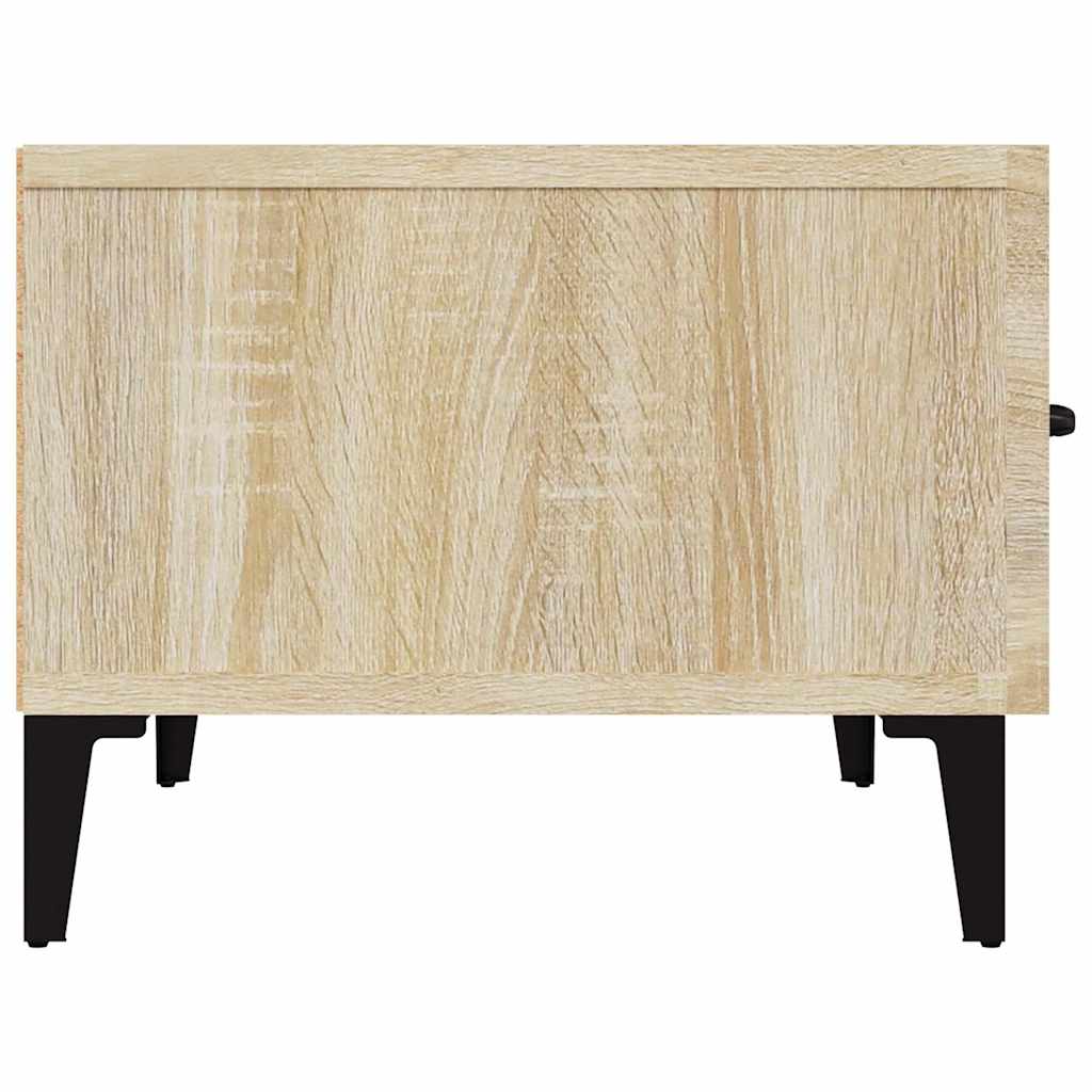 vidaXL Tv-meubel 150x34,5x30 cm bewerkt hout wit