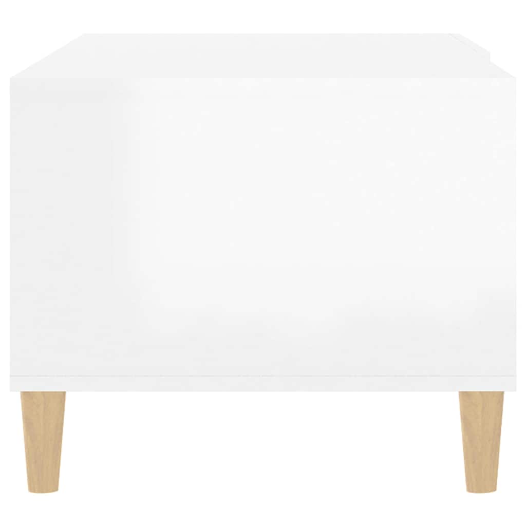 vidaXL Salontafel 89,5x50x40 cm bewerkt hout wit