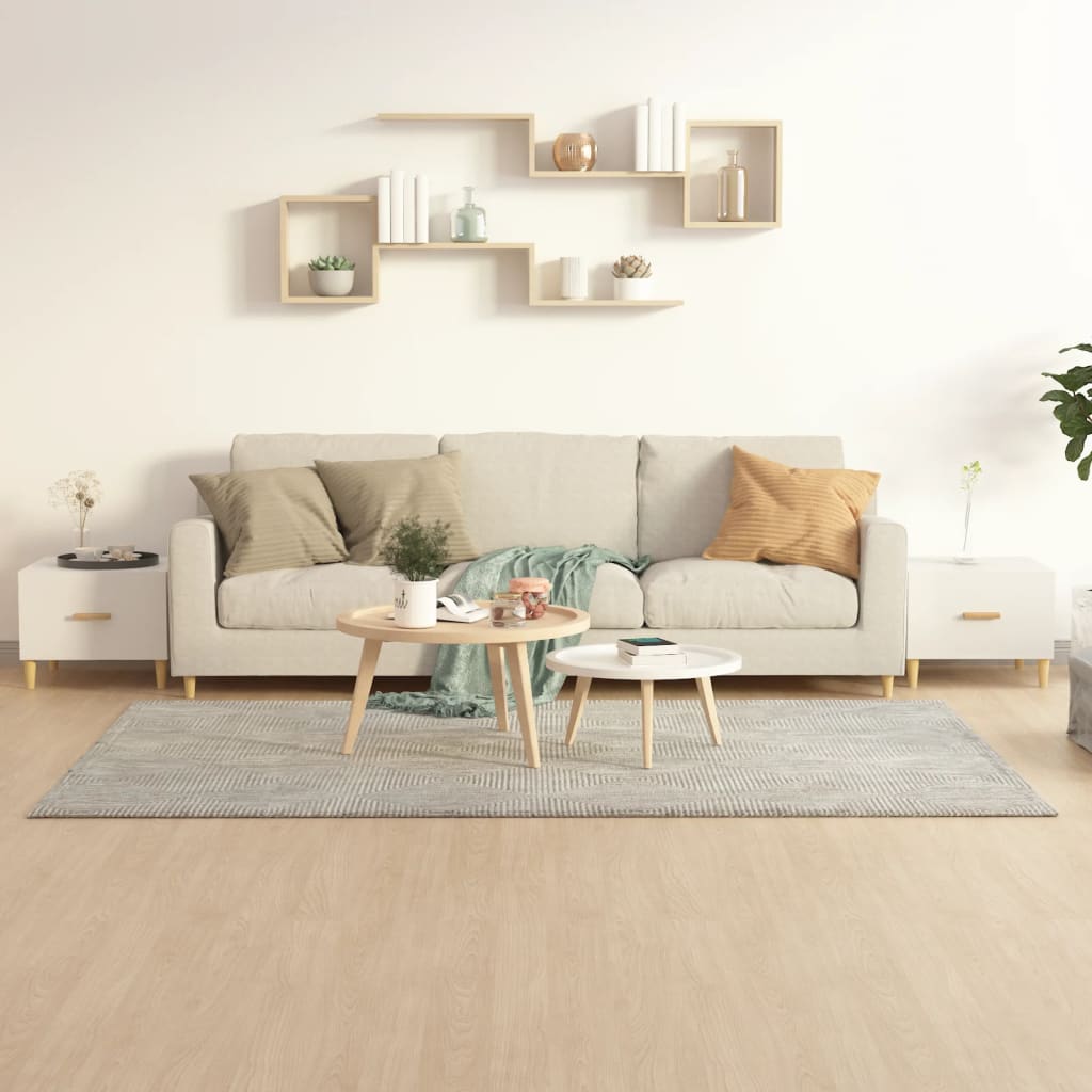 vidaXL Coffee Tables 2 pcs 50x50x40 cm engineered wood white