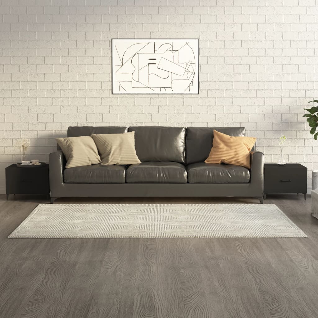 vidaXL Coffee Table with Metal Legs 50x50x40 cm White