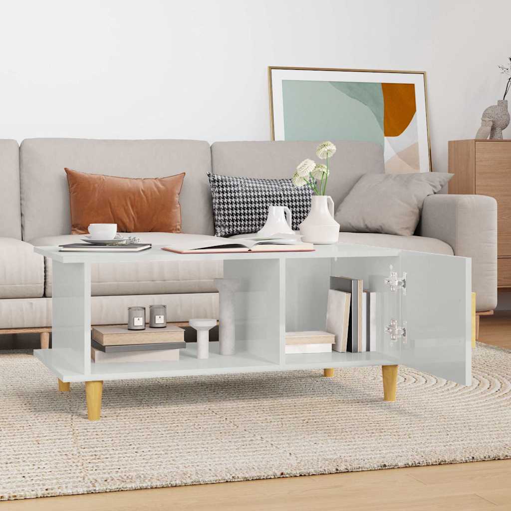 vidaXL Coffee Table 90x50x40 cm engineered wood white