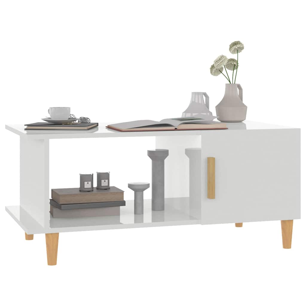 vidaXL Coffee Table 90x50x40 cm engineered wood white