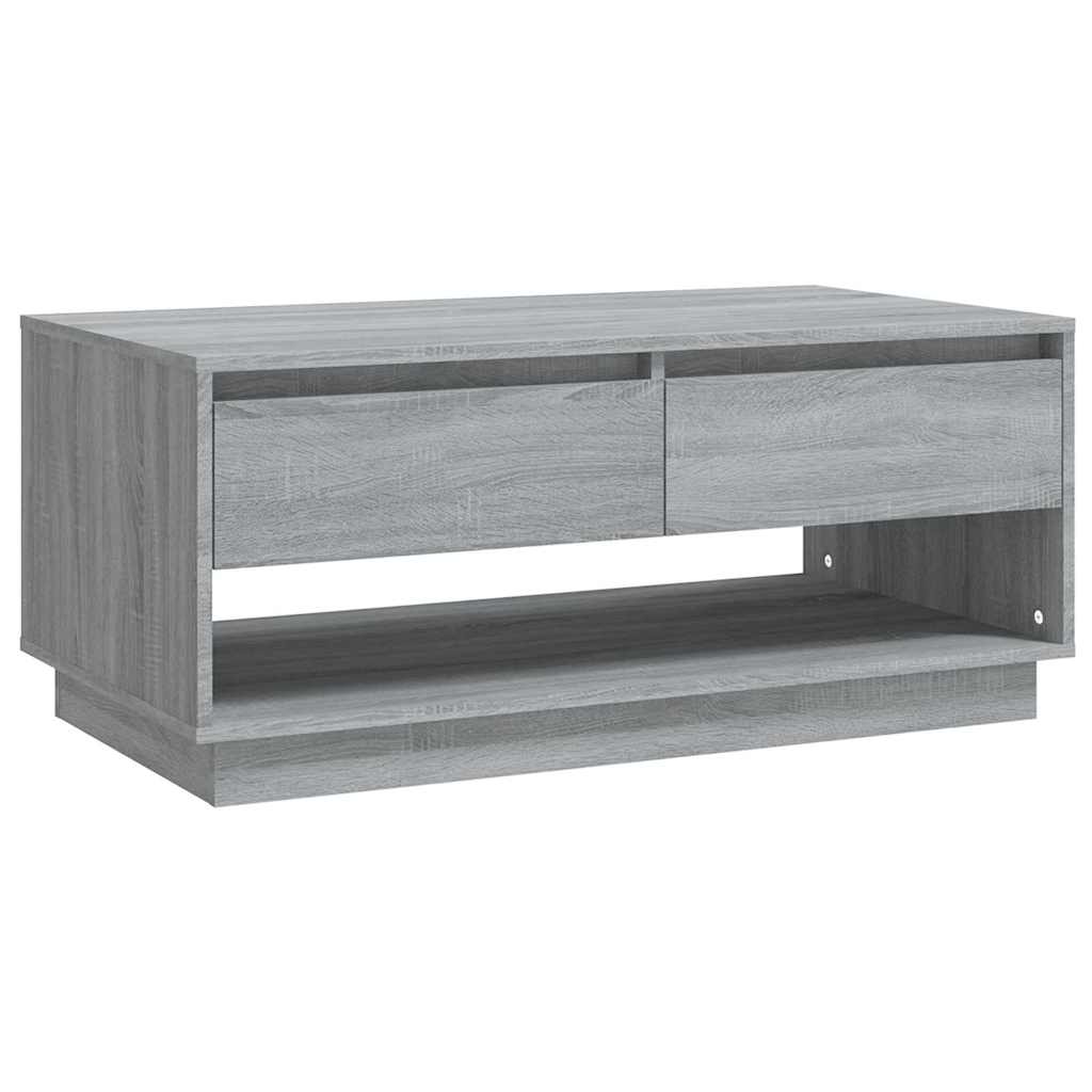 vidaXL Coffee table 102.5x55x44 cm engineered wood white