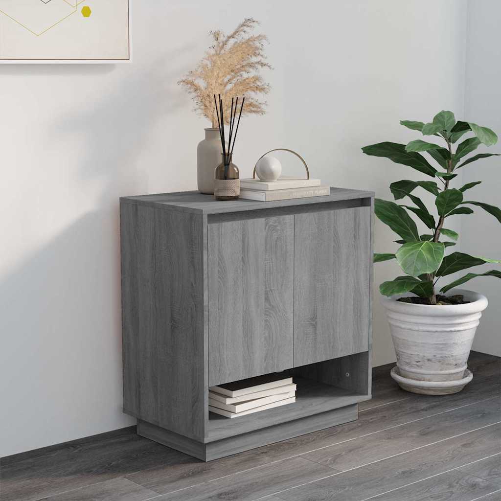 vidaXL Dressoir 70x41x75 cm bewerkt hout wit