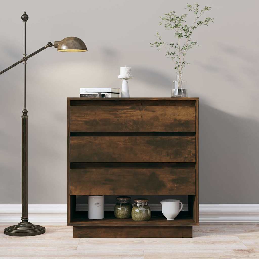 vidaXL Dressoir 70x41x75 cm bewerkt hout wit