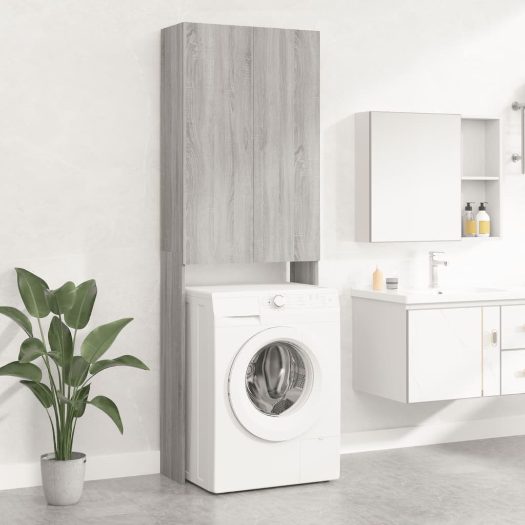 vidaXL Washing Machine Cabinet 64x25.5x190 cm white