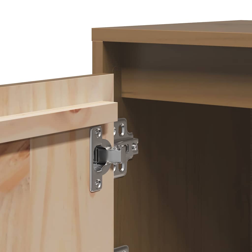 vidaXL Nachtkastjes 2 st 40x30x40 cm massief grenenhout