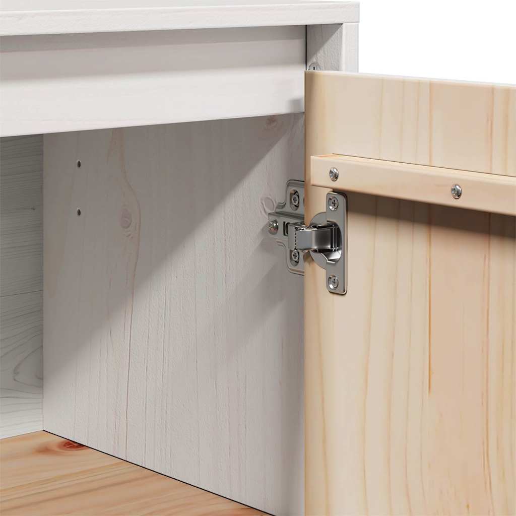 vidaXL Dressoir 60x34x75 cm massief grenenhout