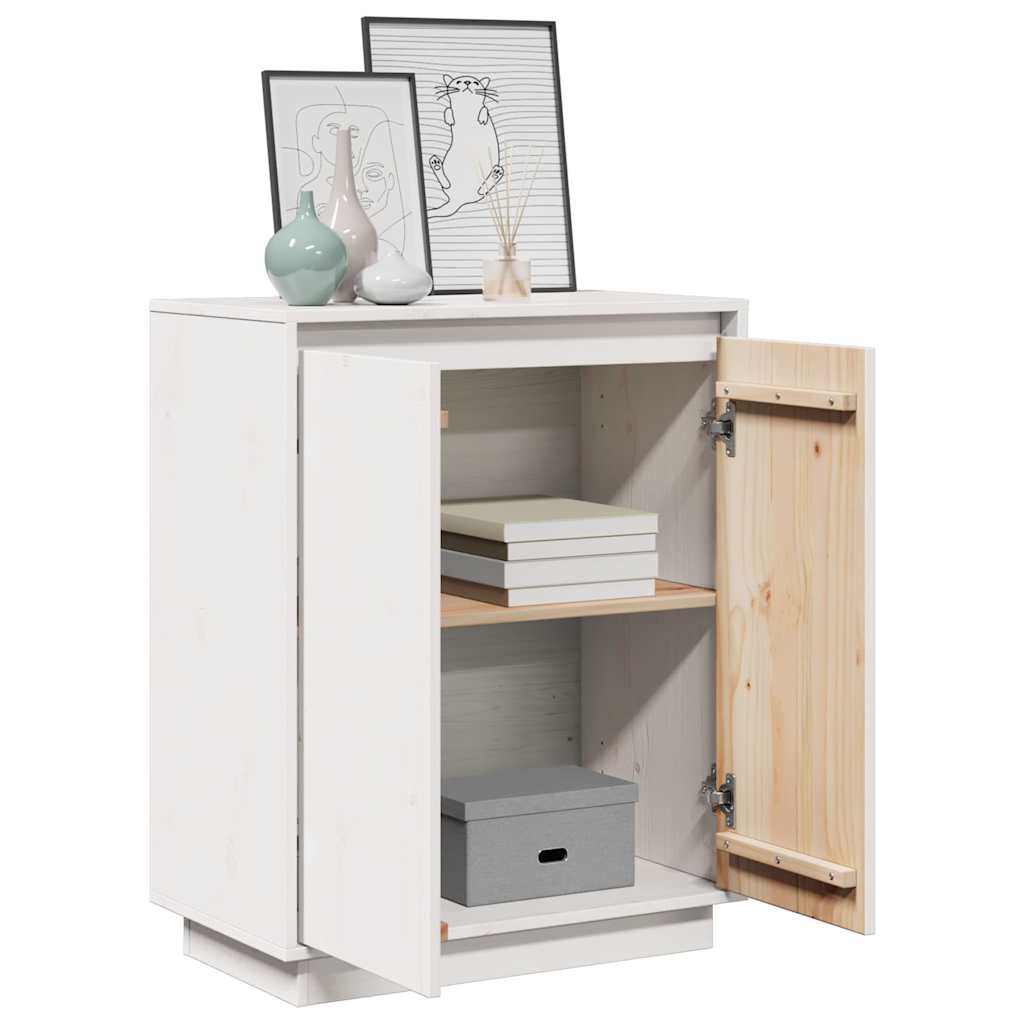 vidaXL Dressoir 60x34x75 cm massief grenenhout