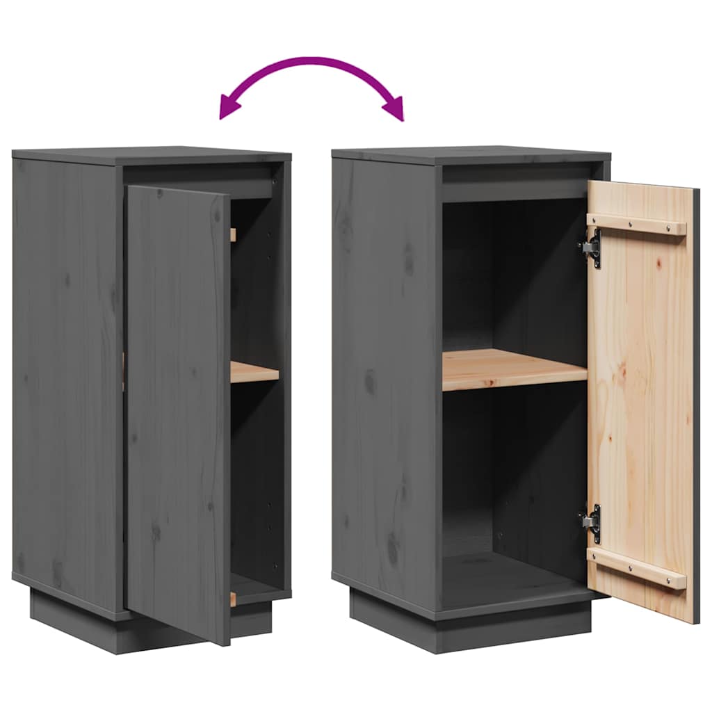 vidaXL Dressoir 31,5x34x75 cm massief grenenhout