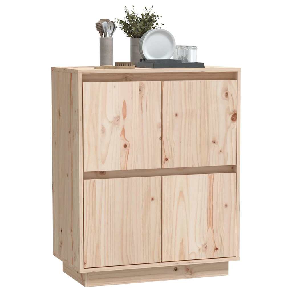 vidaXL Dressoir 60x34x75 cm massief grenenhout