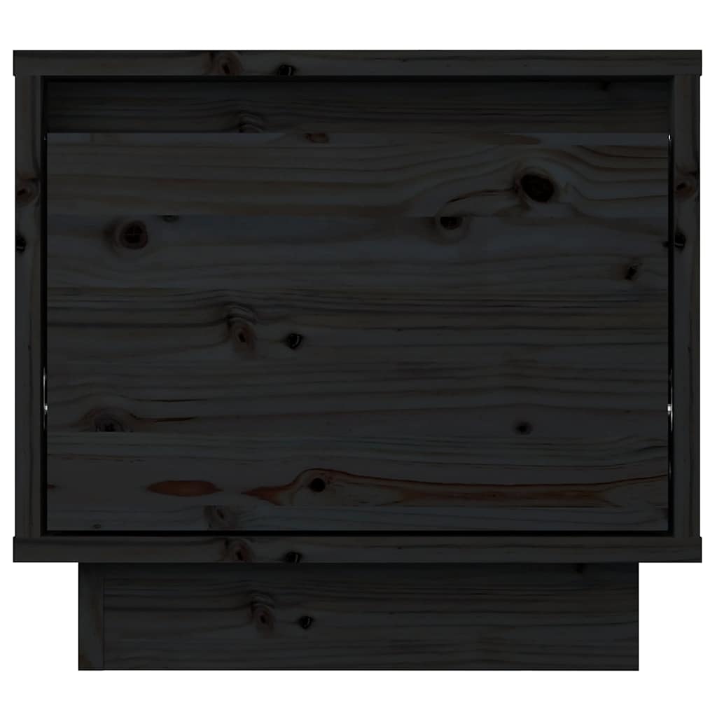 vidaXL Nightstand 35x34x32 cm solid pine wood