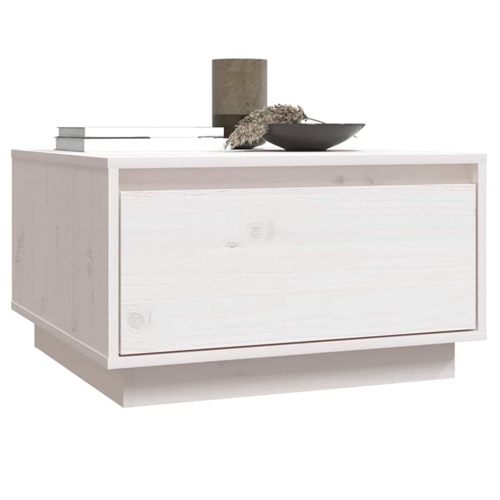 vidaXL Salontafel 55x56x32 cm massief grenenhout