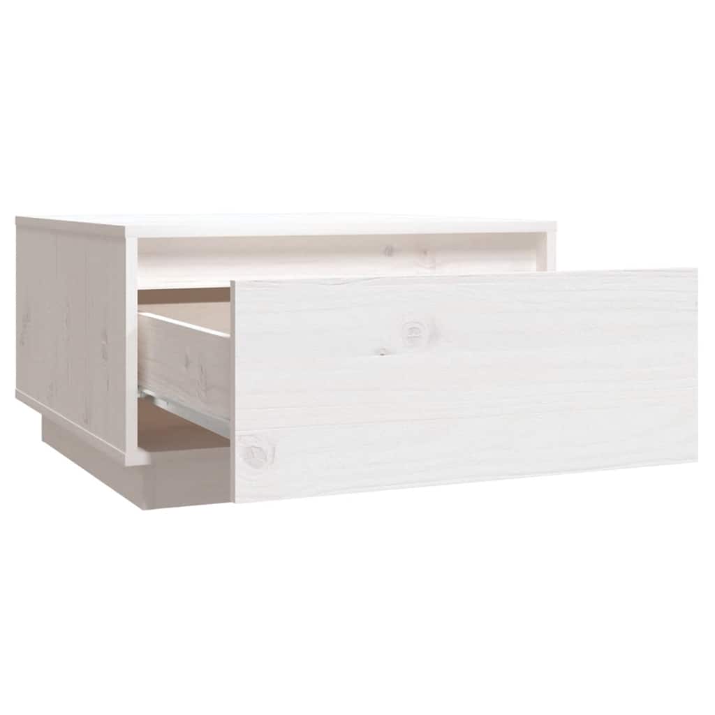 vidaXL Salontafel 55x56x32 cm massief grenenhout
