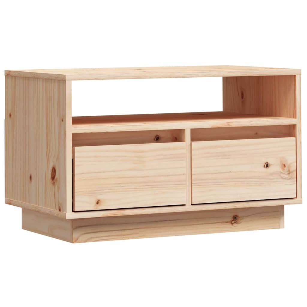 vidaXL TV Cabinet 60x35x37 cm Solid Pine Wood