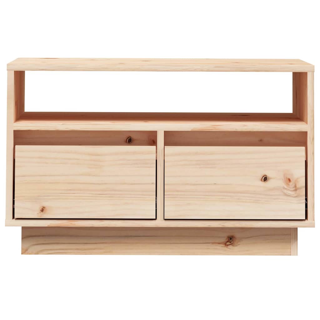vidaXL TV Cabinet 60x35x37 cm Solid Pine Wood