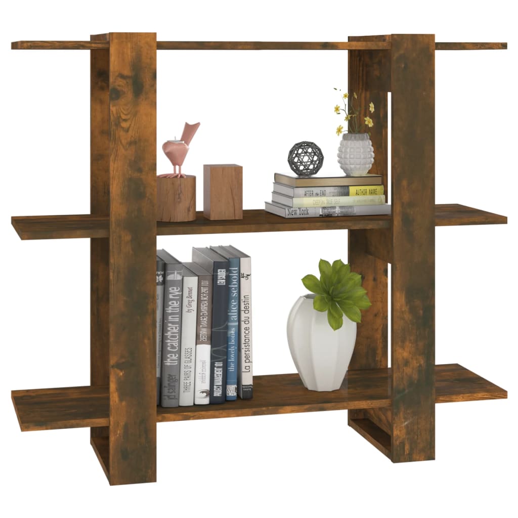 vidaXL Bookcase/Room Divider 100x30x87 cm White