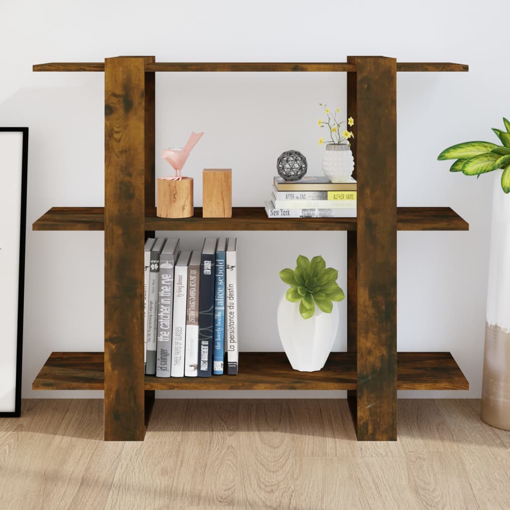 vidaXL Bookcase/Room Divider 100x30x87 cm White