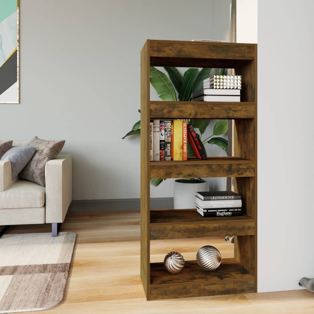 vidaXL Bookshelf/Room Divider 60x30x135 cm Engineered Wood White