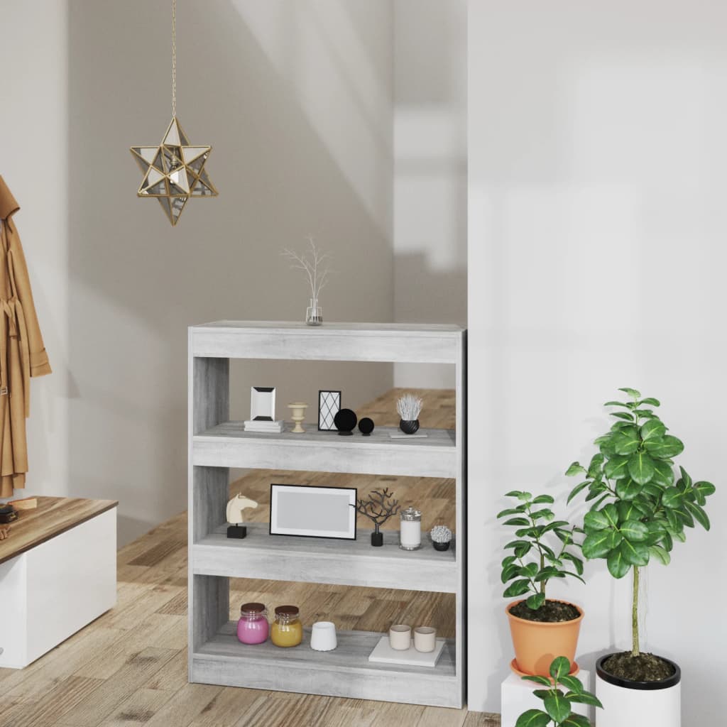 vidaXL Boekenkast/kamerscherm 80x30x103 cm spaanplaat wit