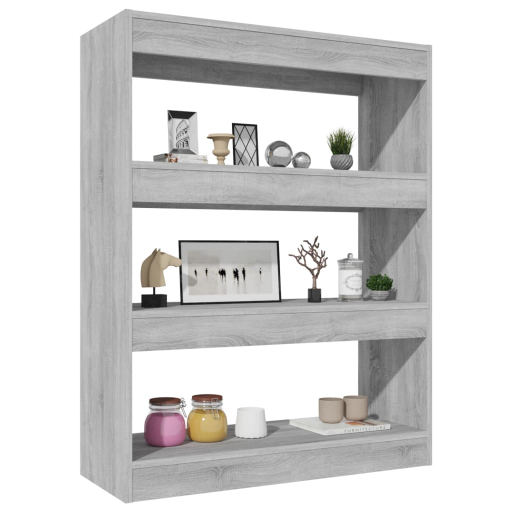 vidaXL Boekenkast/kamerscherm 80x30x103 cm spaanplaat wit